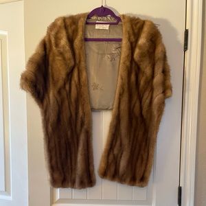 Vintage Mink Fur Stole